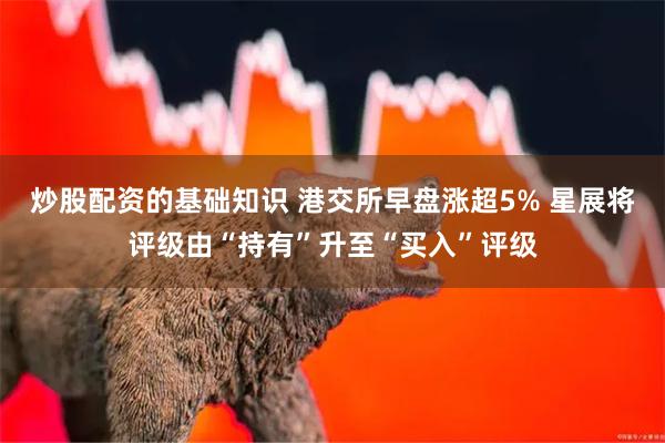 炒股配资的基础知识 港交所早盘涨超5% 星展将评级由“持有”升至“买入”评级